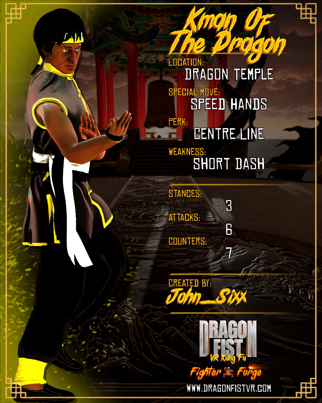 Kman Of The Dragon - Created By: John_Sixx